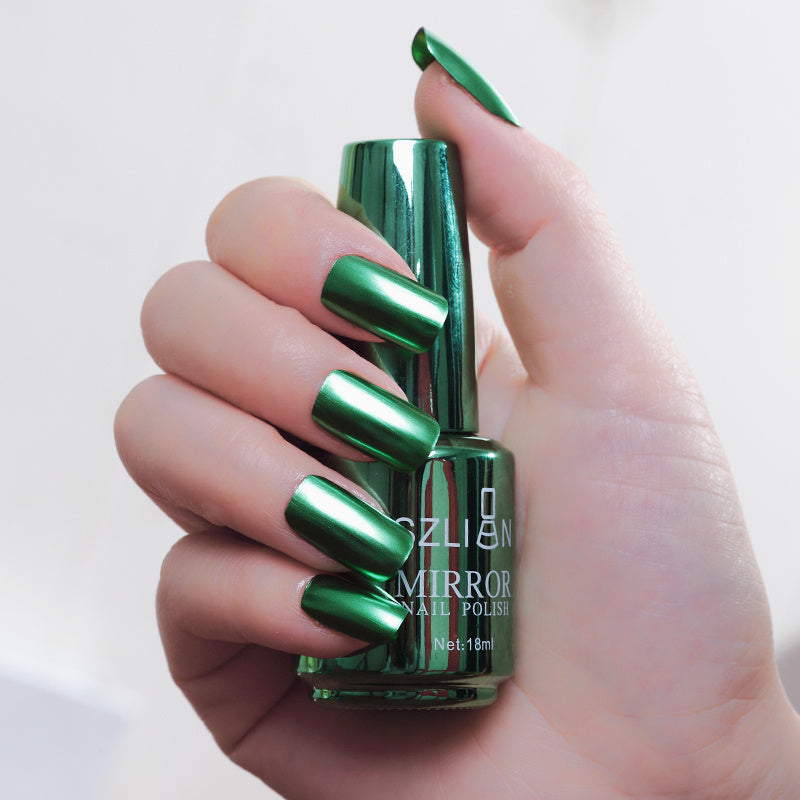 Mirror Nail Polish Silver – Uñas con Efecto Metálico Increíble
