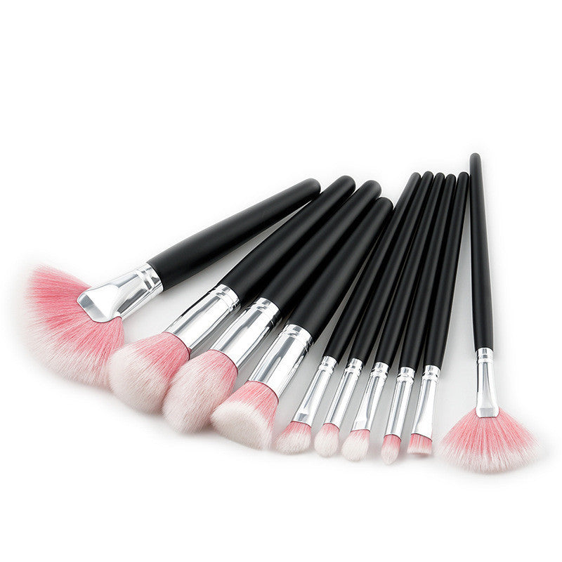 Set de 10 Pinceles de Maquillaje Profesional – Varios Colores