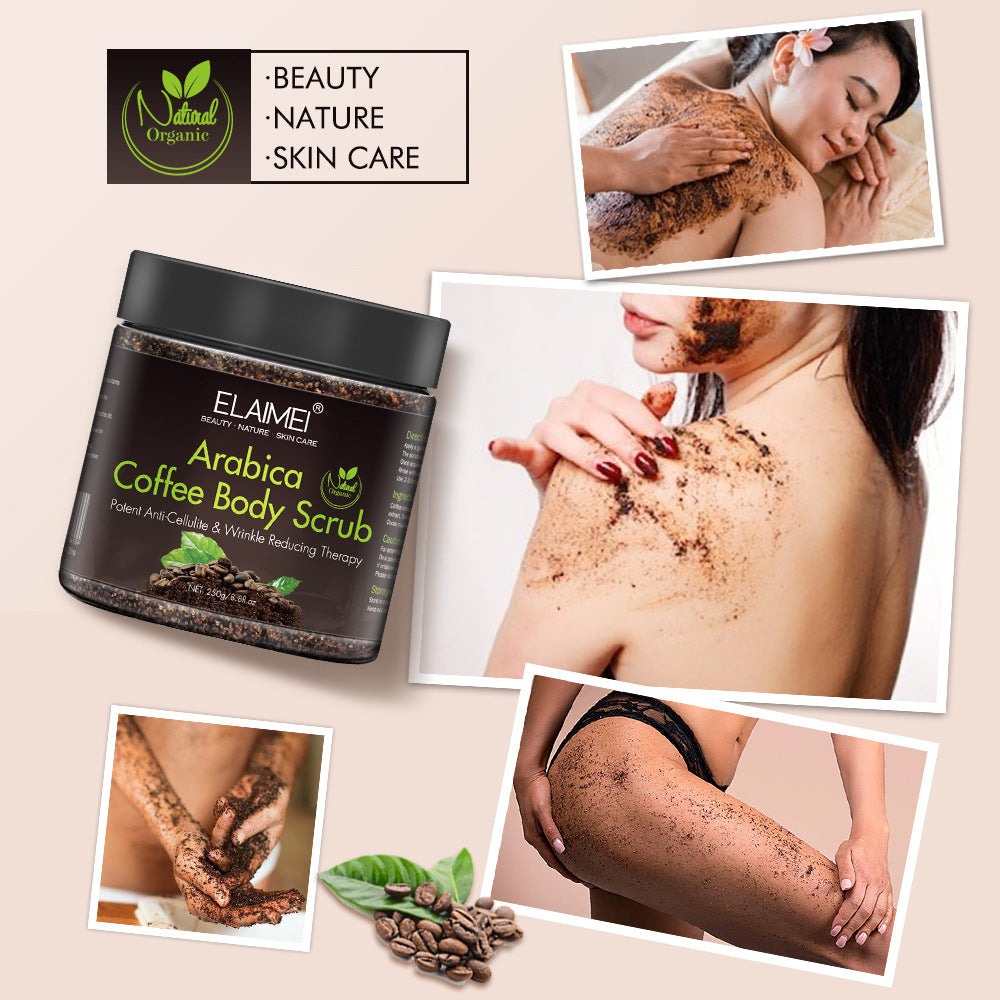 Revive tu Piel con Exfoliante Corporal de Café Premium