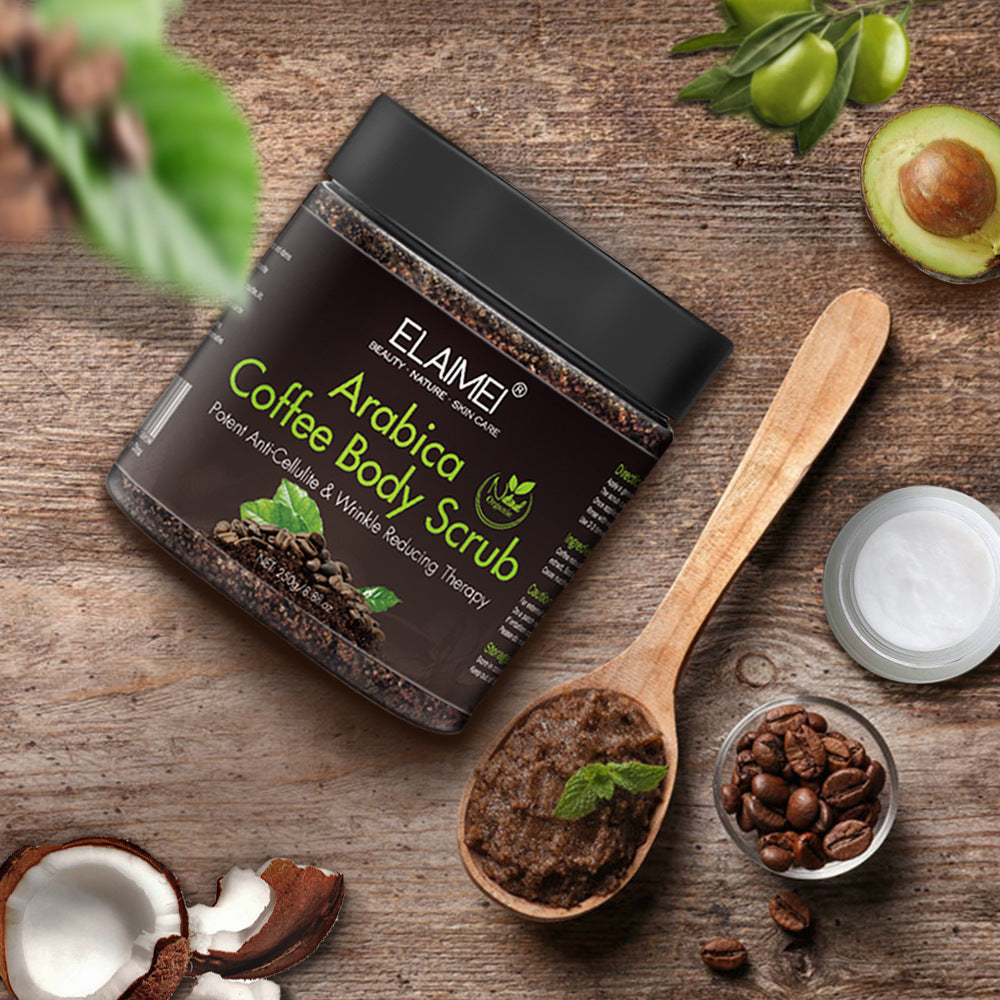 Revive tu Piel con Exfoliante Corporal de Café Premium