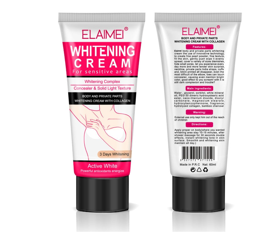 His Majesty Crema Blanqueadora – Piel Radiante, Suave y Lista para Impresionar