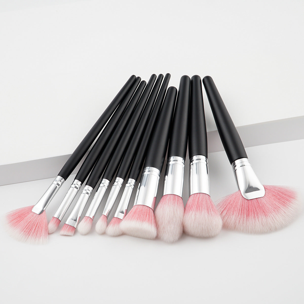 Set de 10 Pinceles de Maquillaje Profesional – Varios Colores