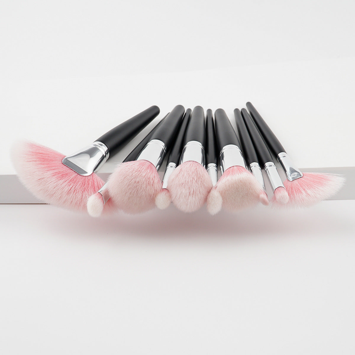 Set de 10 Pinceles de Maquillaje Profesional – Varios Colores