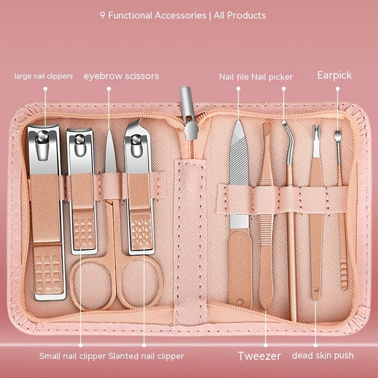 Conjunto de cortador de unhas profissional – 7 peças de precisão