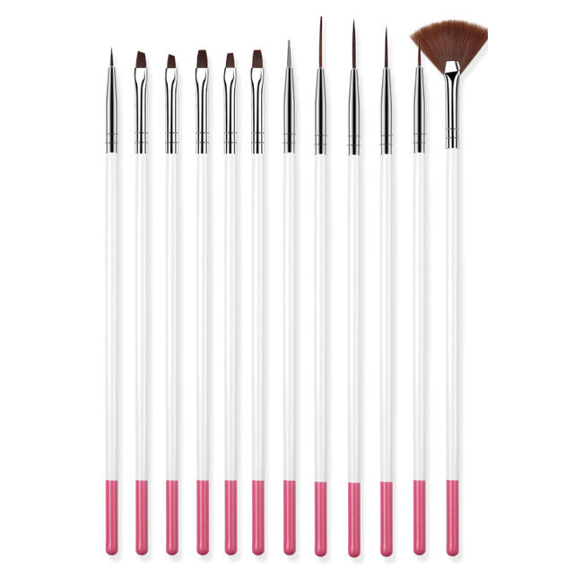 Set de Pinceles para Uñas – Precisión y Estilo en Cada Trazo