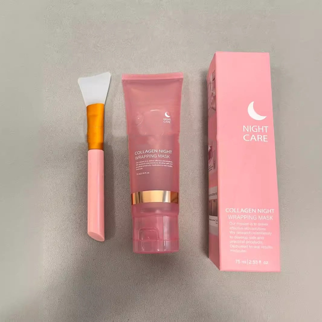 Mascarilla Facial Nocturna con Colágeno – Hidratación, Reafirmación y Cuidado Intensivo