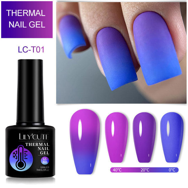 Esmalte en Gel que Cambia de Color – ¡Magia en tus Uñas!