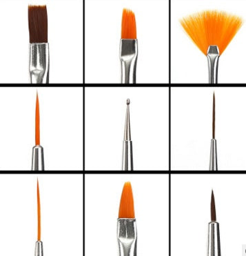 Set de Pinceles para Uñas – Precisión y Estilo en Cada Trazo