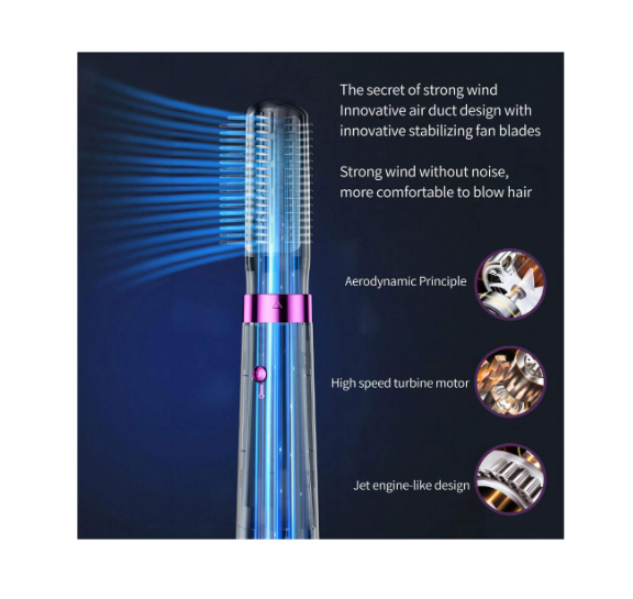 5-in-1-Haartrockner mit automatischem Lockenstab