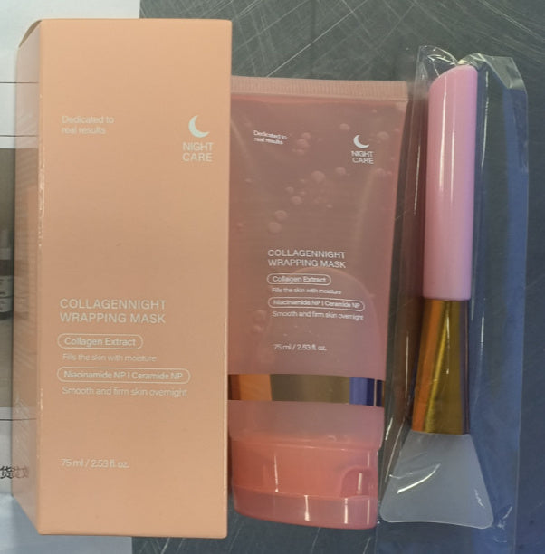 Mascarilla Facial Nocturna con Colágeno – Hidratación, Reafirmación y Cuidado Intensivo