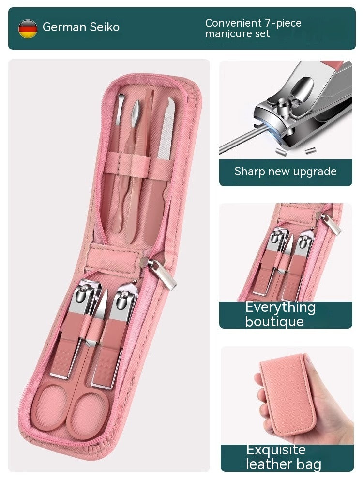 Conjunto de cortador de unhas profissional – 7 peças de precisão