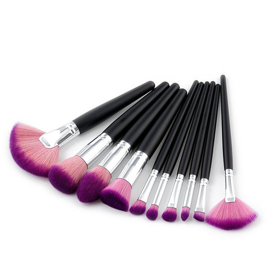 Set de 10 Pinceles de Maquillaje Profesional – Varios Colores