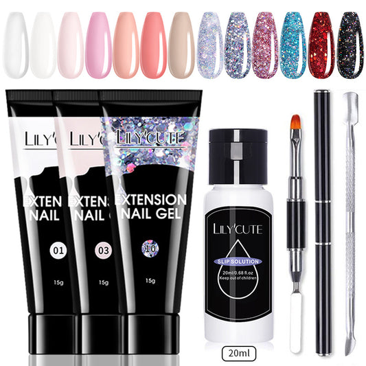 Kit de Gel para Extensión de Uñas – Uñas Largas y Perfectas desde Casa
