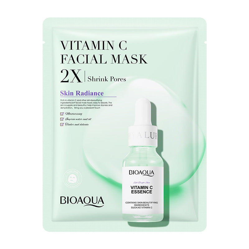 Mascarilla Facial Hidratante y Reafirmante – Con Colágeno, Ácido Hialurónico, Vitamina C y Centella Asiática