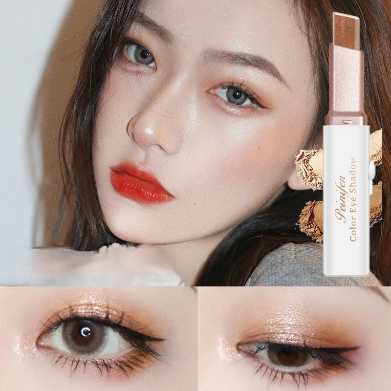 Sombra de Ojos Doble Color – Mirada Radiante en un Solo Paso