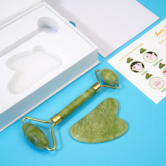 Rodillo Facial de Jade Natural – Ritual de Belleza Ancestral