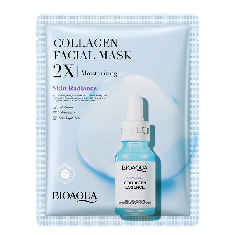 Mascarilla Facial Hidratante y Reafirmante – Con Colágeno, Ácido Hialurónico, Vitamina C y Centella Asiática