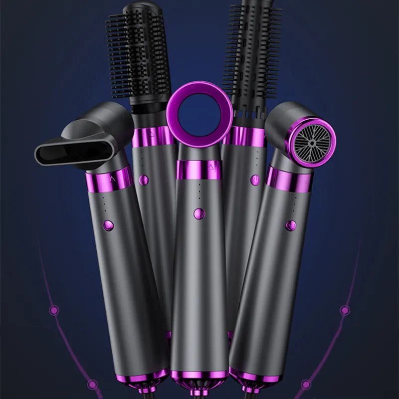 5-in-1-Haartrockner mit automatischem Lockenstab 